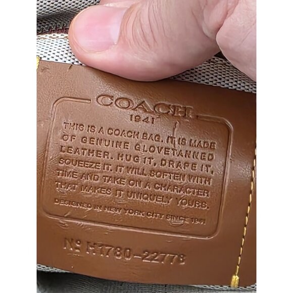Coach 1941‎ Genuine Leather DAKOTAH Satchel Beechwood Shoulder Handbag Crossbody - Picture 16 of 16